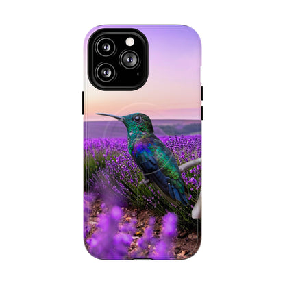 Protective Magnetic Phone Case – Hummingbird Reverie