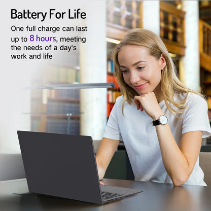 14" Windows 11 Laptop 8GB+256GB Computer with 2-Core Intel Celeron 5805, 1920*1200 Fhd,Wi-Fi, Bluetooth,Camera