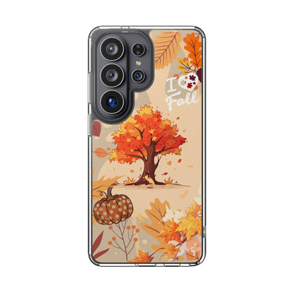 Clear Phone Case – Fall in Love