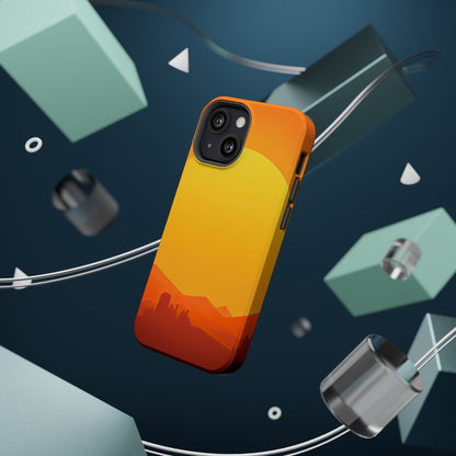Wireless-Charging Compatible Case – Desert Sunrise