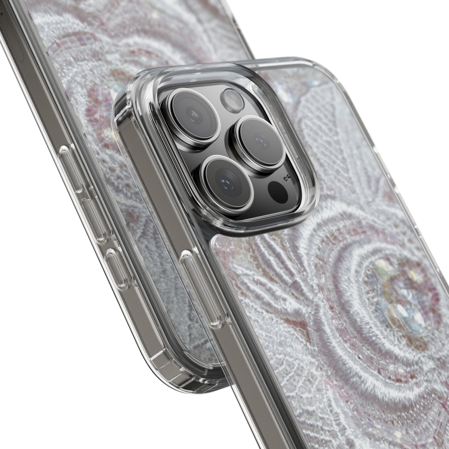 Clear Phone Case – Lace Veil