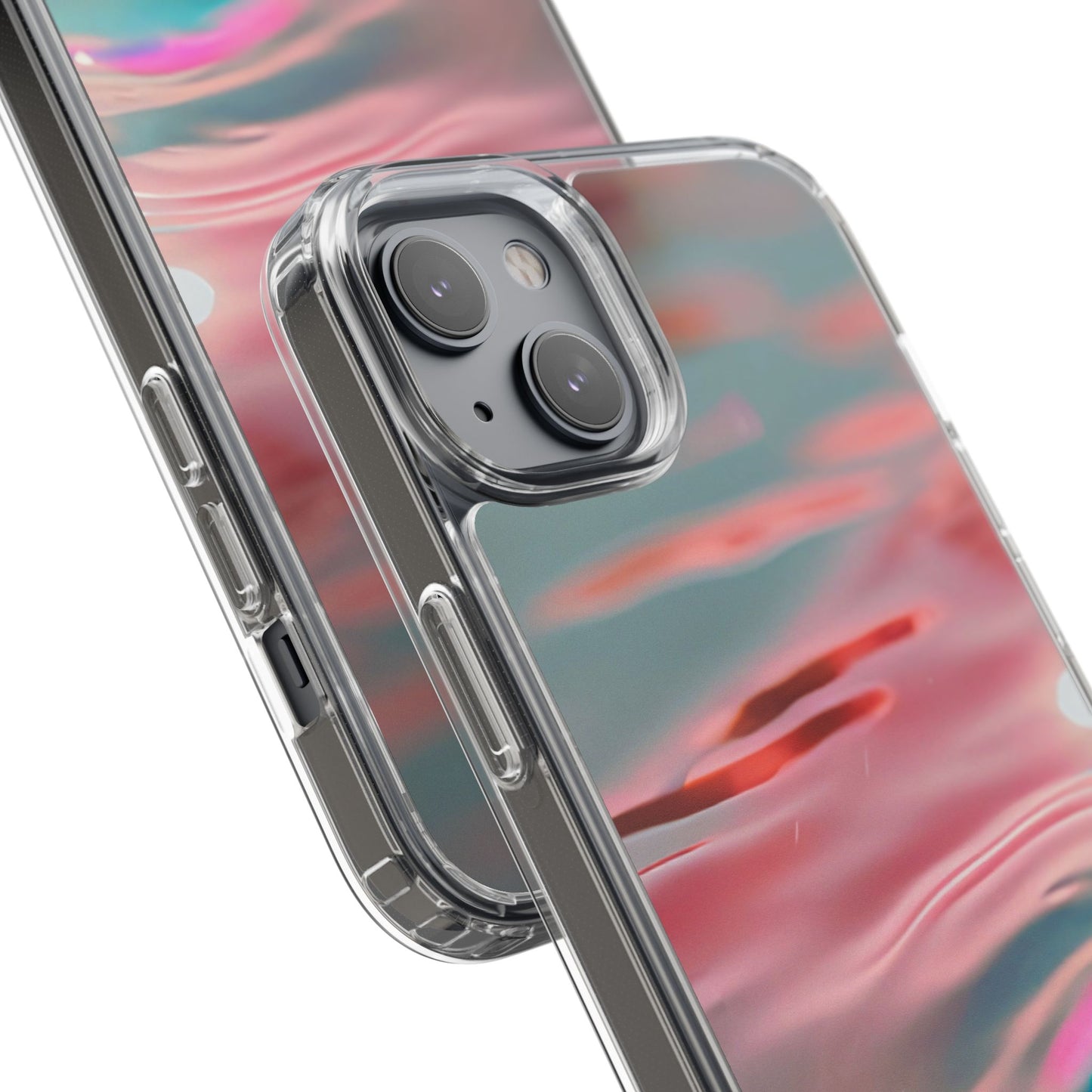 Clear Phone Case – Liquid Sunset