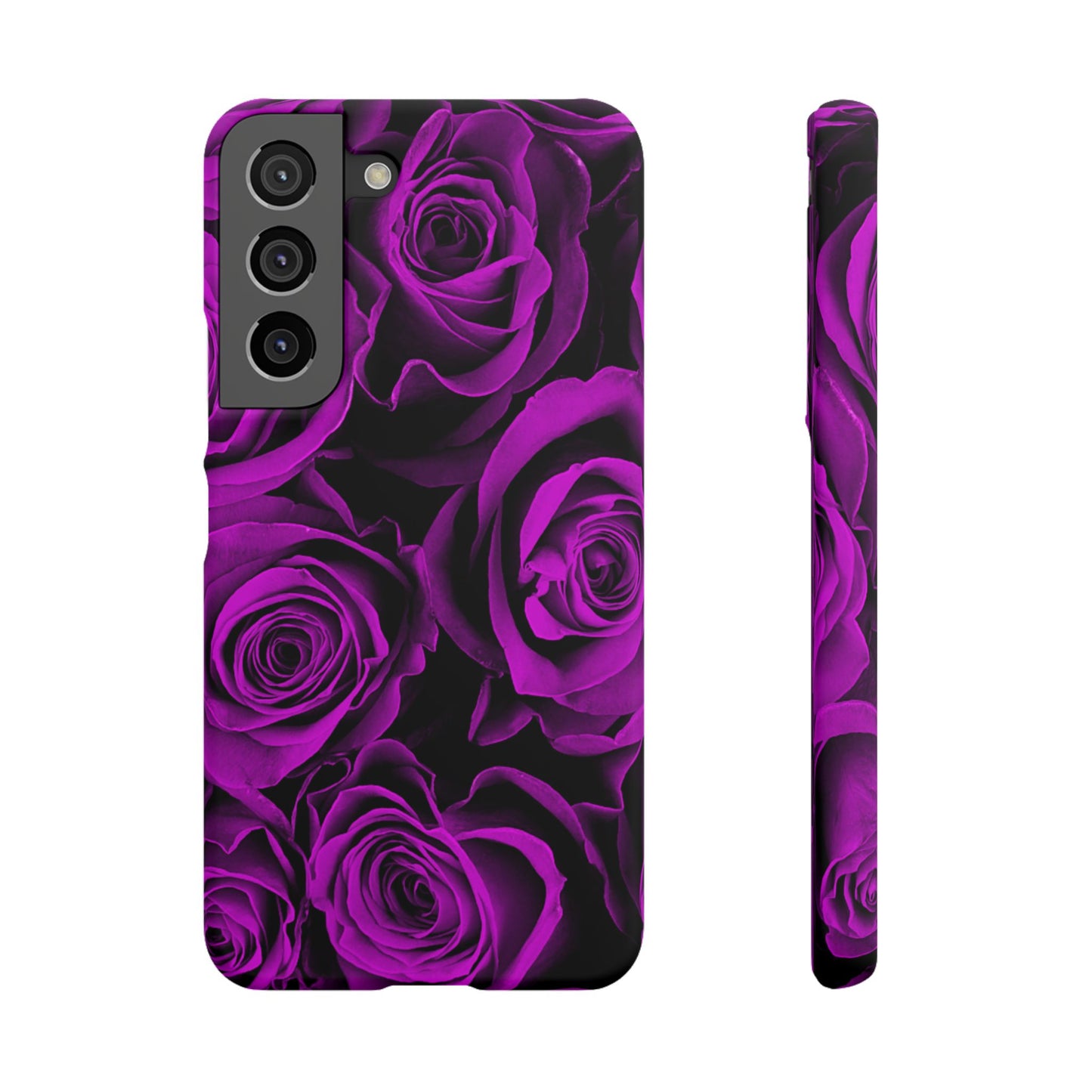 Snap Phone Case – Amethyst Roses