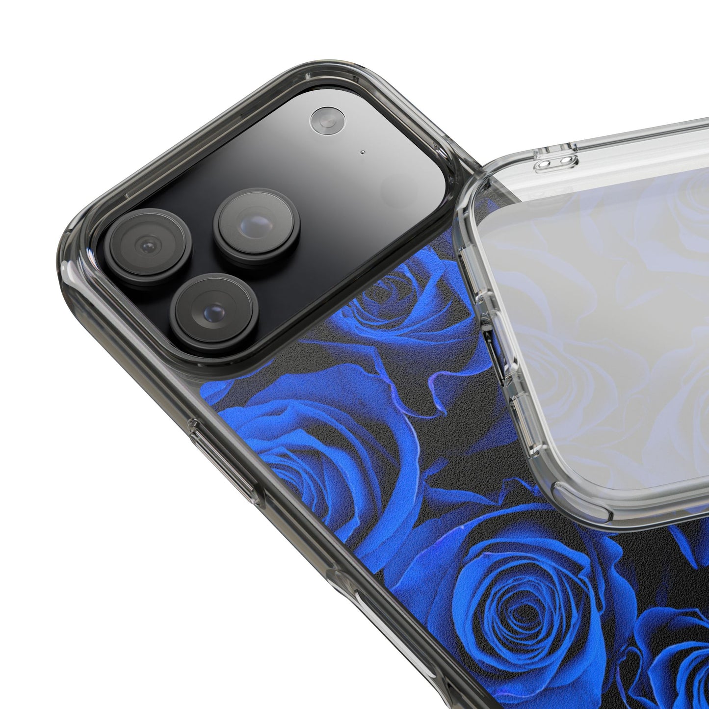 Clear Phone Case – Midnight Bloom