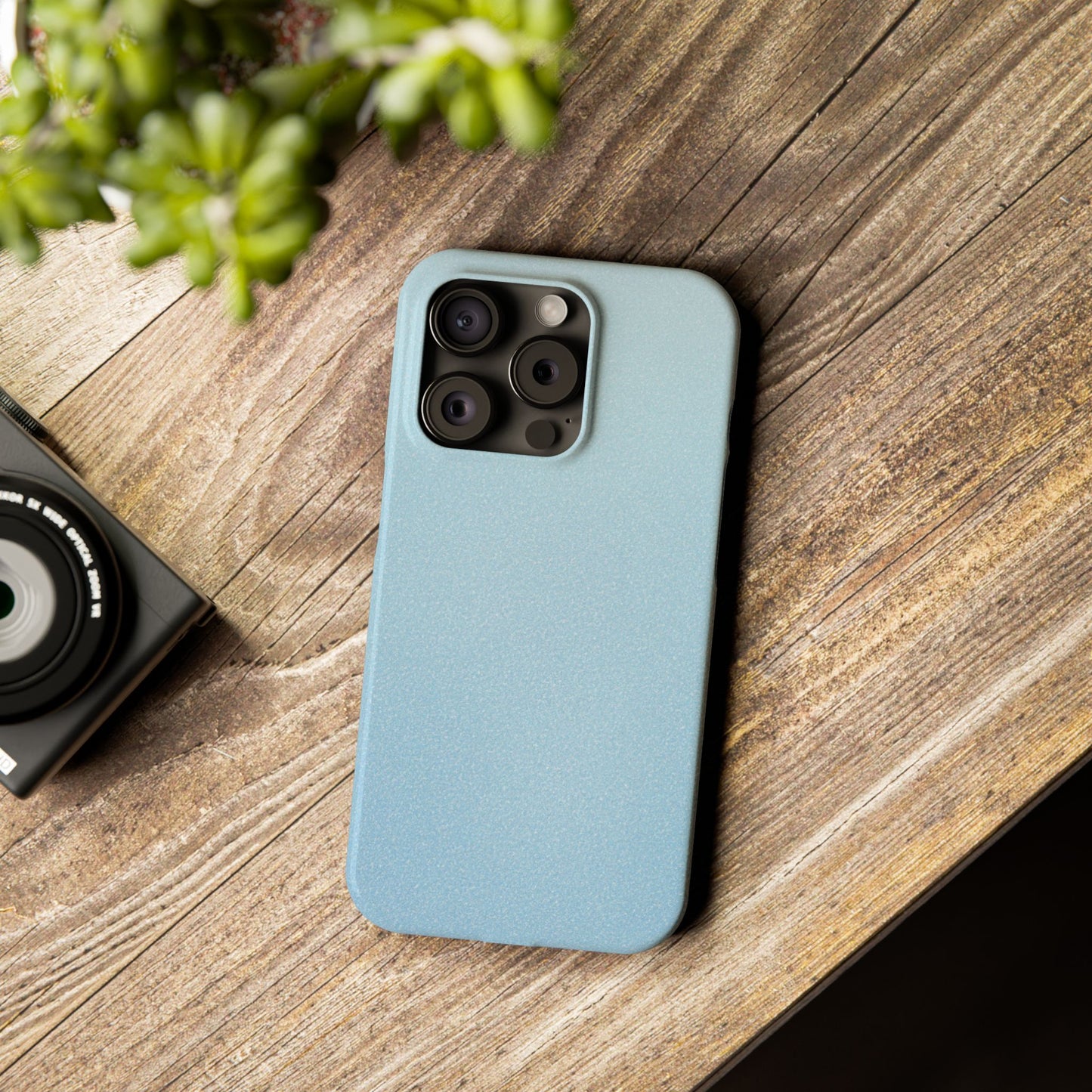 Slim Phone Case – Blue Whisper