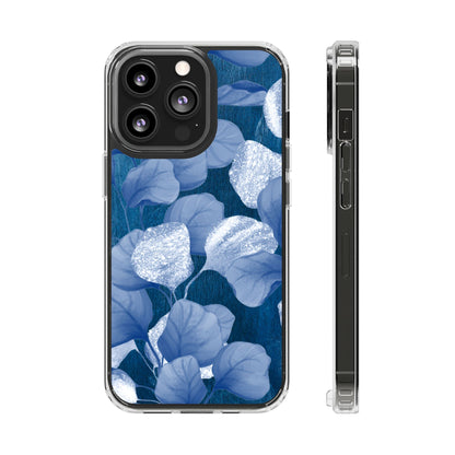 Clear Magnetic Phone Case – October Blues