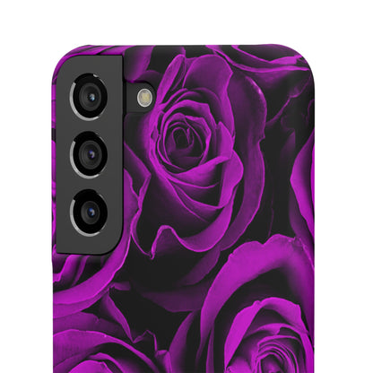 Snap Phone Case – Amethyst Roses