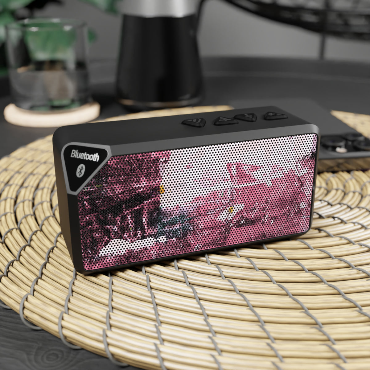 Portable Bluetooth Speaker – Faded Cranberry