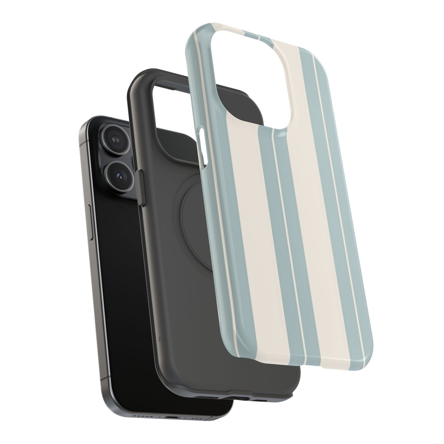Impact-Resistant Phone Case – Coastal Stripe