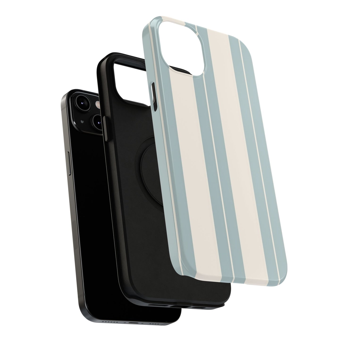 Impact-Resistant Phone Case – Coastal Stripe