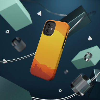 Impact-Resistant Phone Case – Desert Sunrise