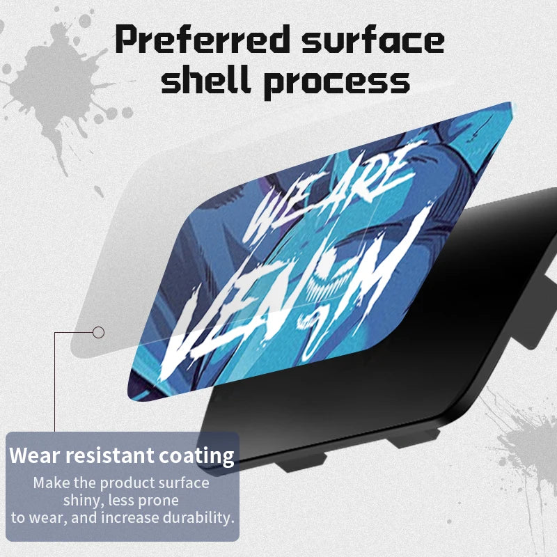 Limited Venom for PS5 Controller Case Touchpad Gamepad Cover Replacement Front Back Panel Controller Box for BDM-010/020/030/040