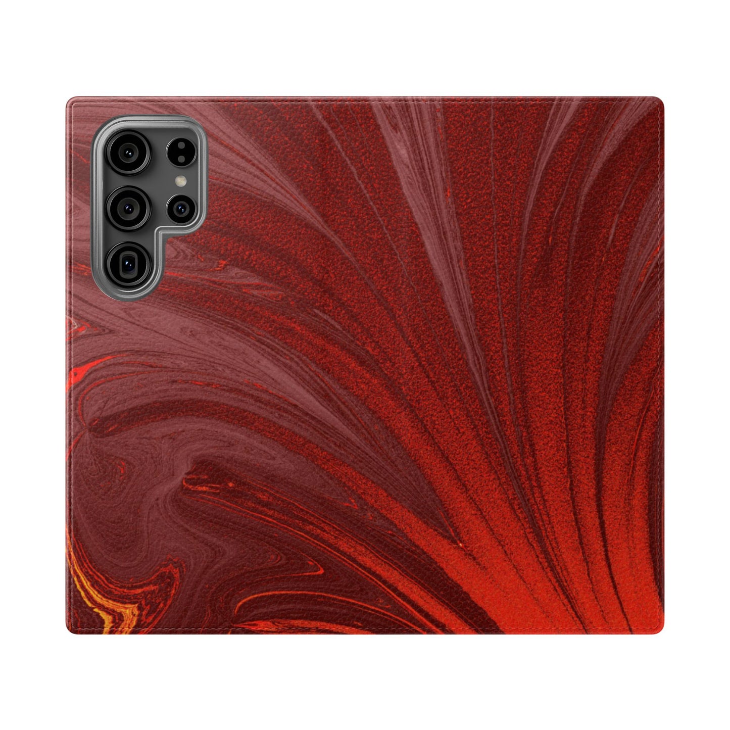 Flip Case – Crimson Current