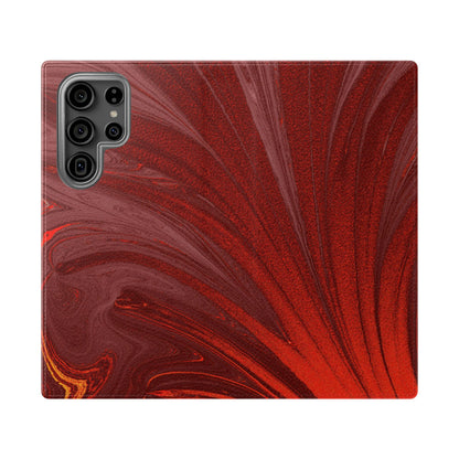 Flip Case – Crimson Current