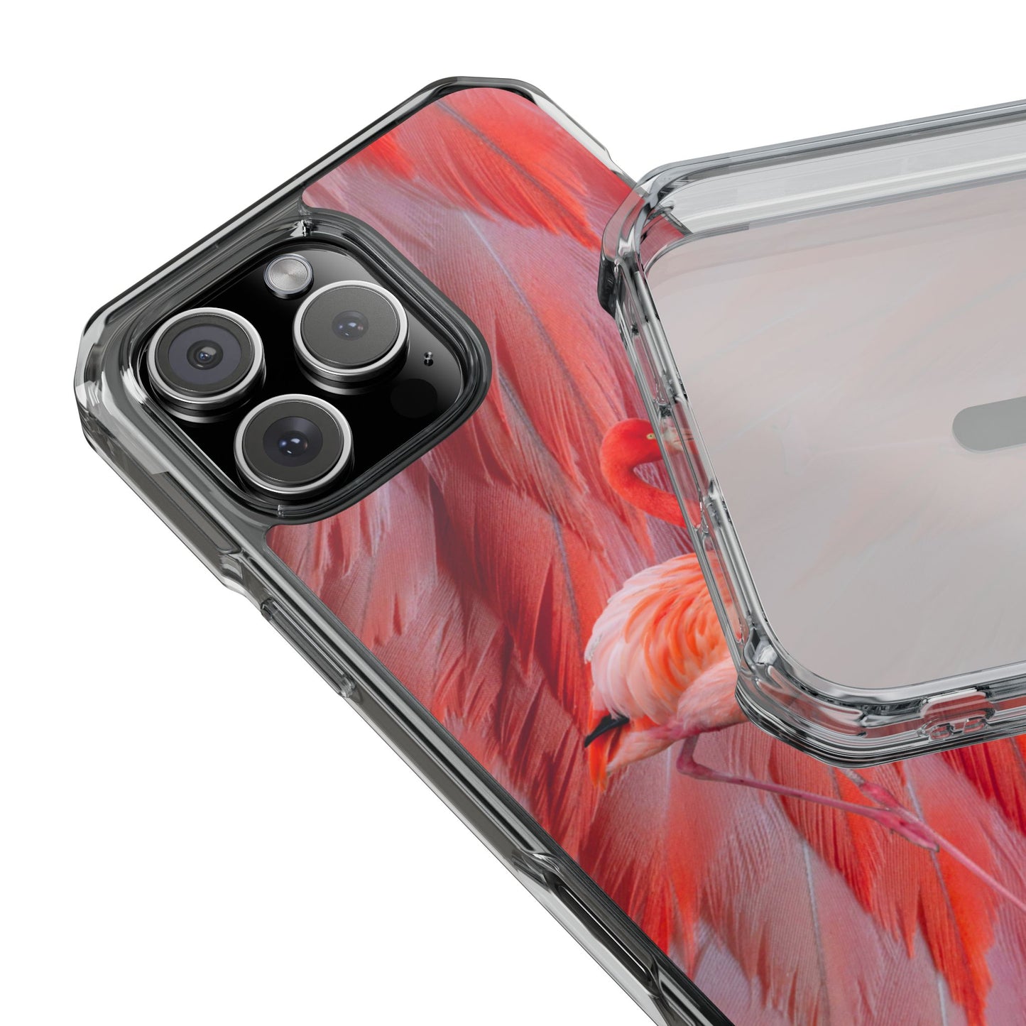 Clear Magnetic Phone Case – Scarlet Plume