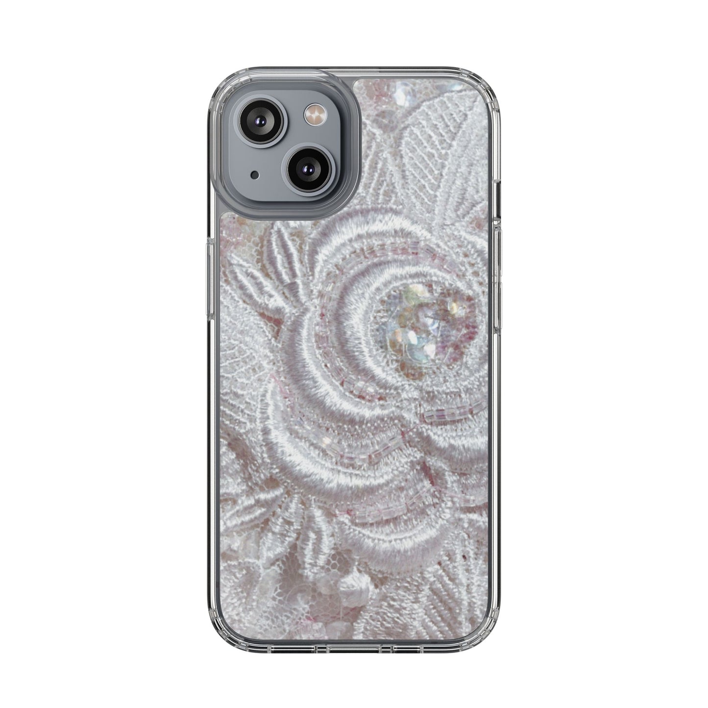 Clear Phone Case – Lace Veil