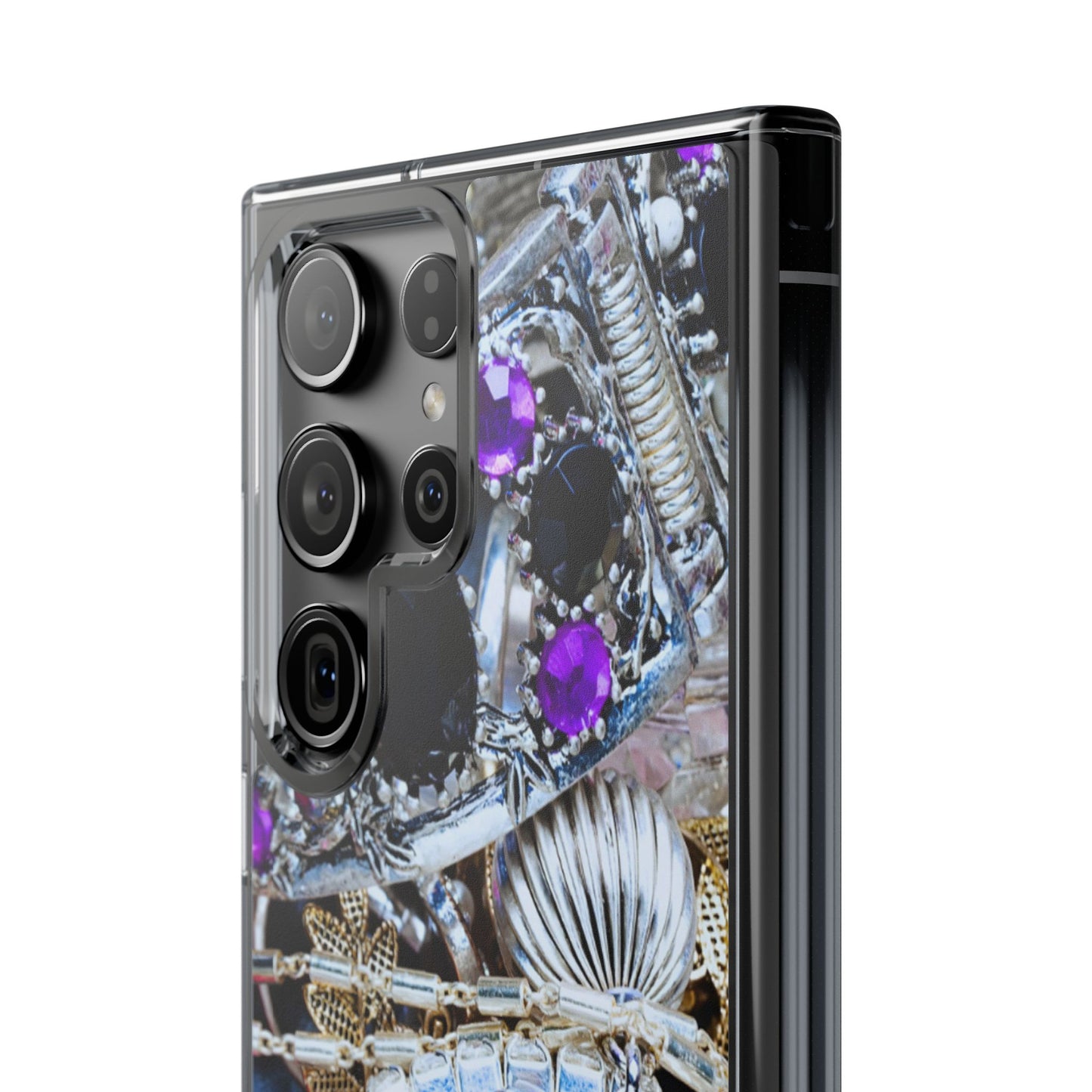 Clear Phone Case – Chrome Jewel