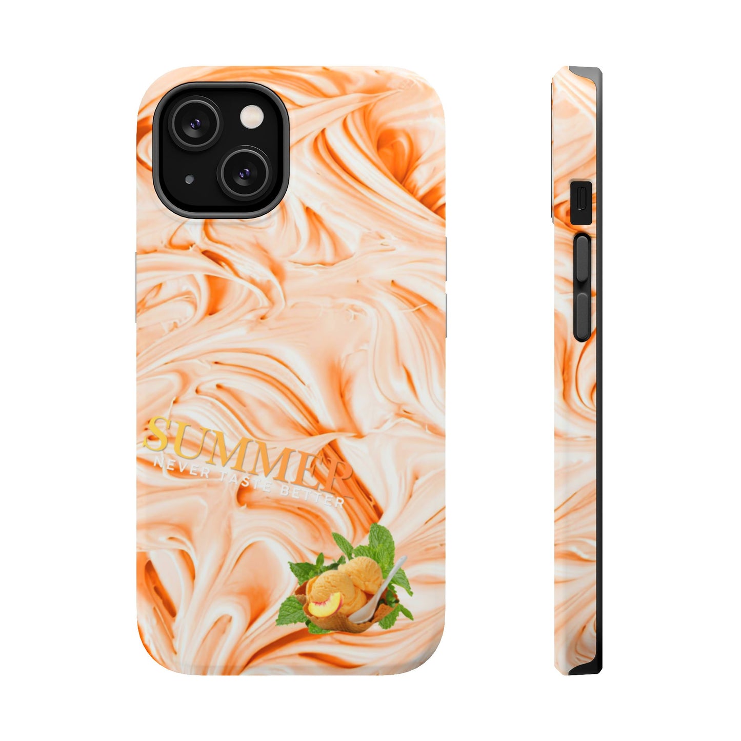 Wireless-Charging Compatible Case – Peach Sorbet