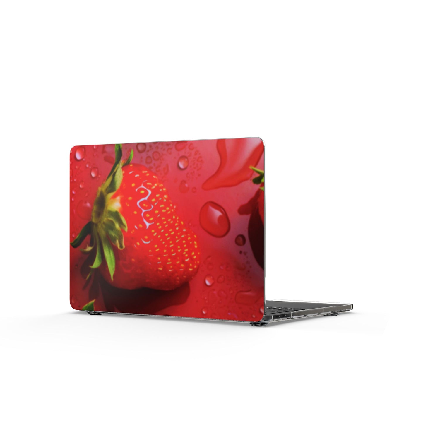 Clear Laptop Case – Strawberry Drip
