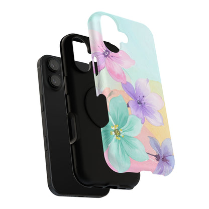 Impact-Resistant Phone Case – Water Petal