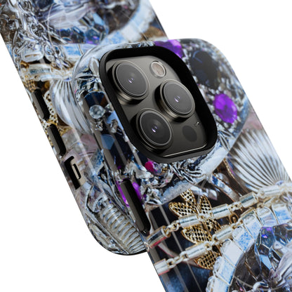 Protective Magnetic Phone Case – Chrome Jewel