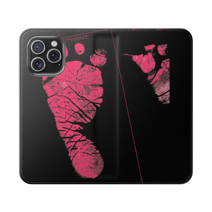 Flip Case – Mom’s Little Pink Footprints
