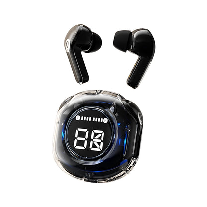 T8 PRO Tws Bluetooth Earbuds Transparent with LED Digital Display Wireless In-Ear Earphone for Xiaomi Huawei Iphone Headphone