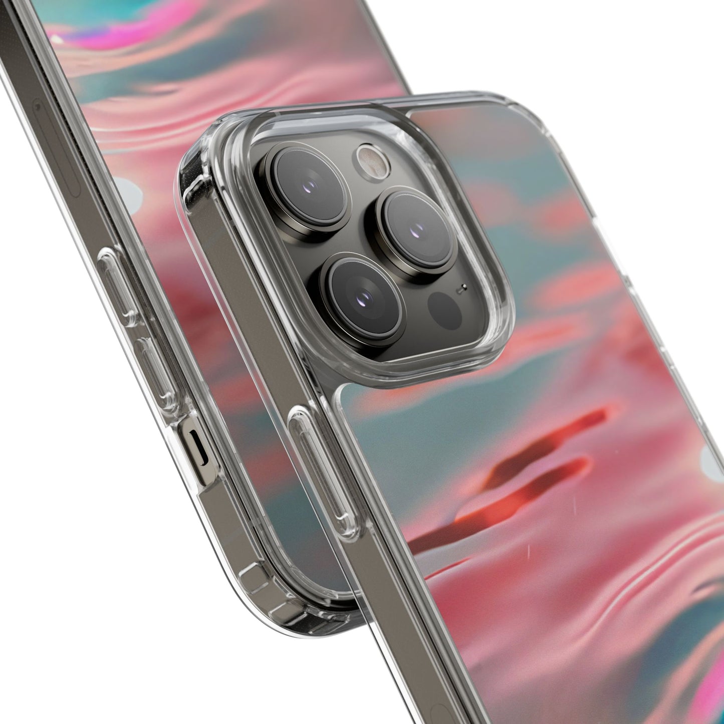 Clear Phone Case – Liquid Sunset