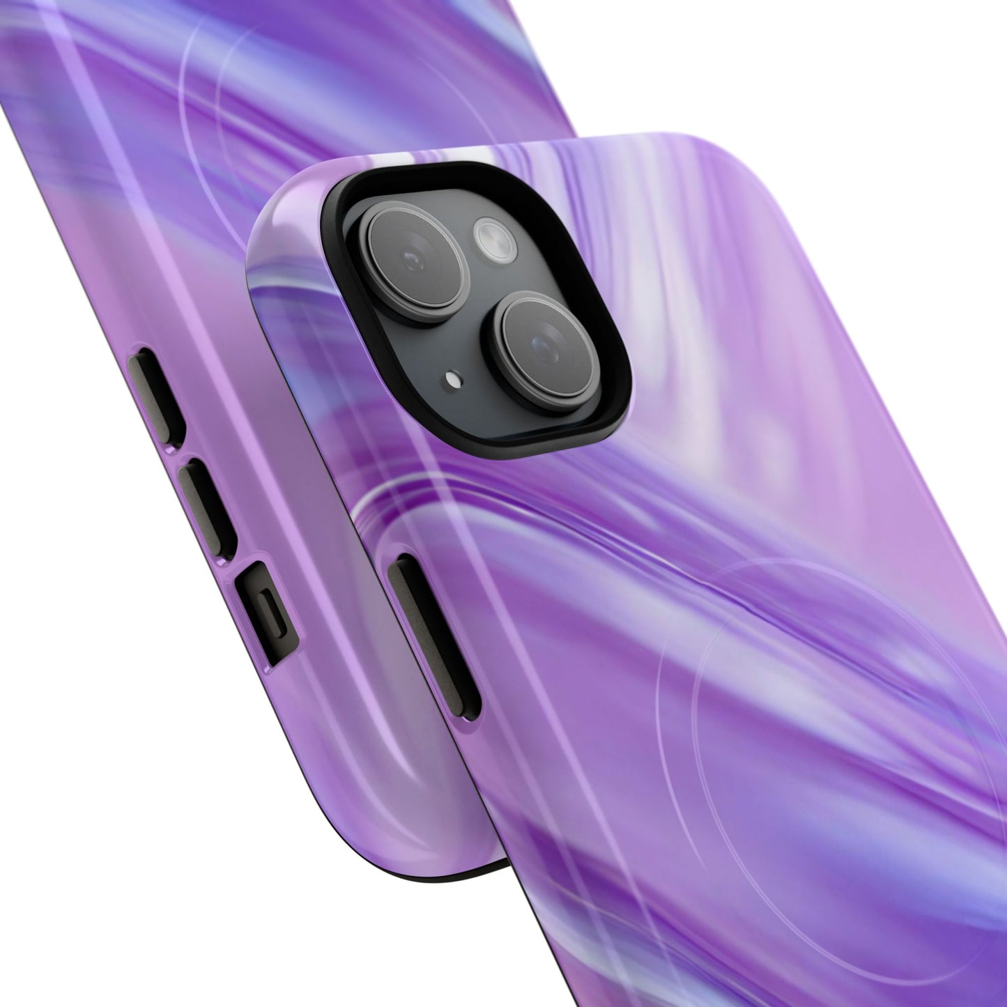 Protective Magnetic Phone Case – Lavender Wave