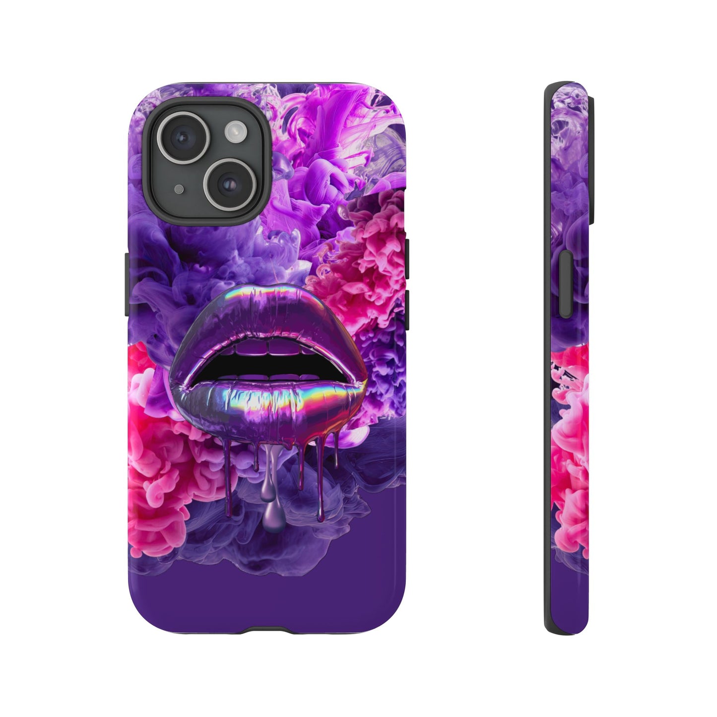 Protective Phone Case – Purple Haze Lips