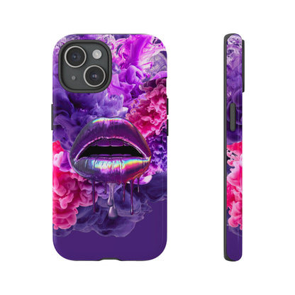 Protective Phone Case – Purple Haze Lips