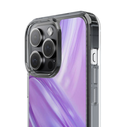 Clear Phone Case – Lavender Wave