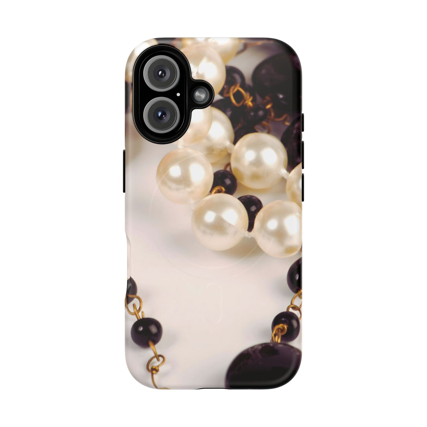 Protective Magnetic Phone Case – Noir Pearl