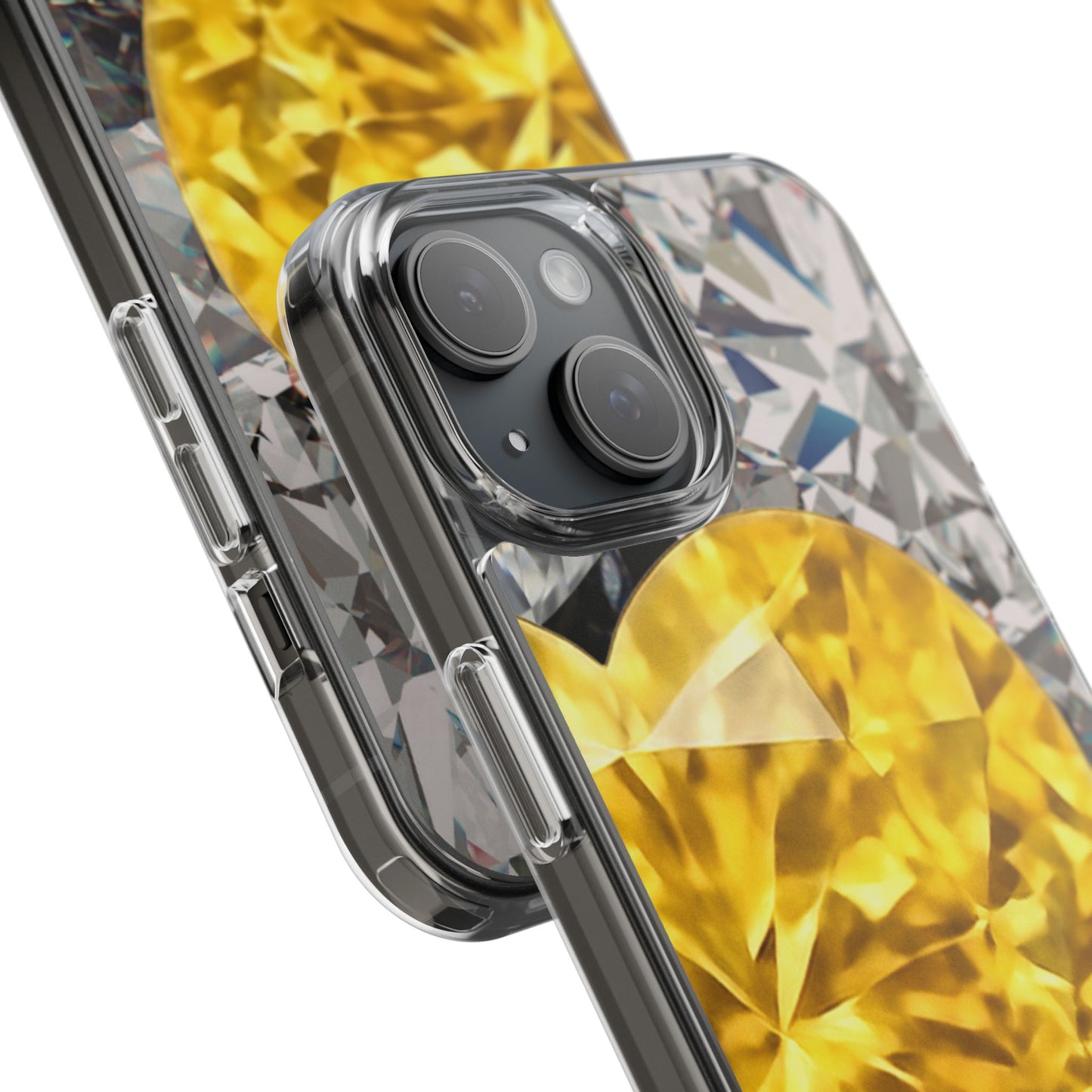 Clear Phone Case – Heart of Gold