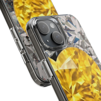 Clear Phone Case – Heart of Gold