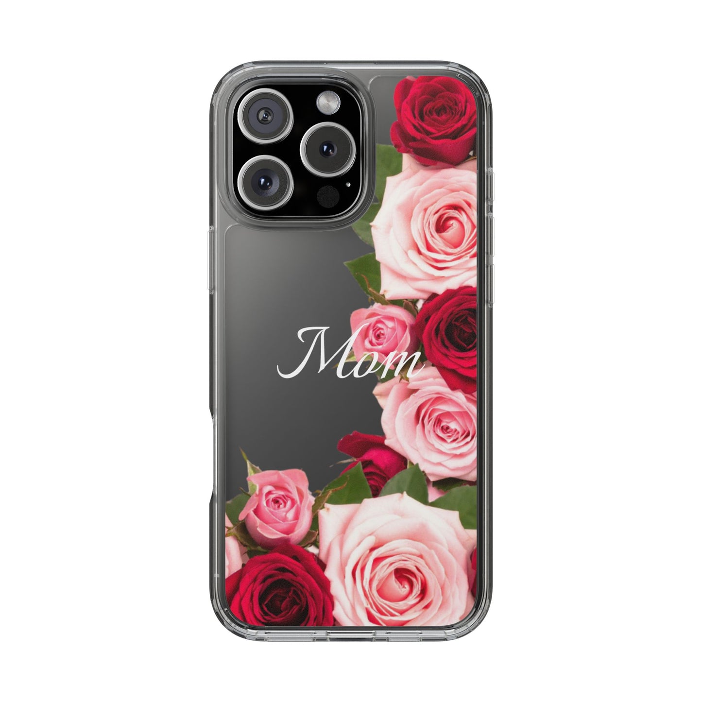 Clear Phone Case – Mom’s Rose Bouquet