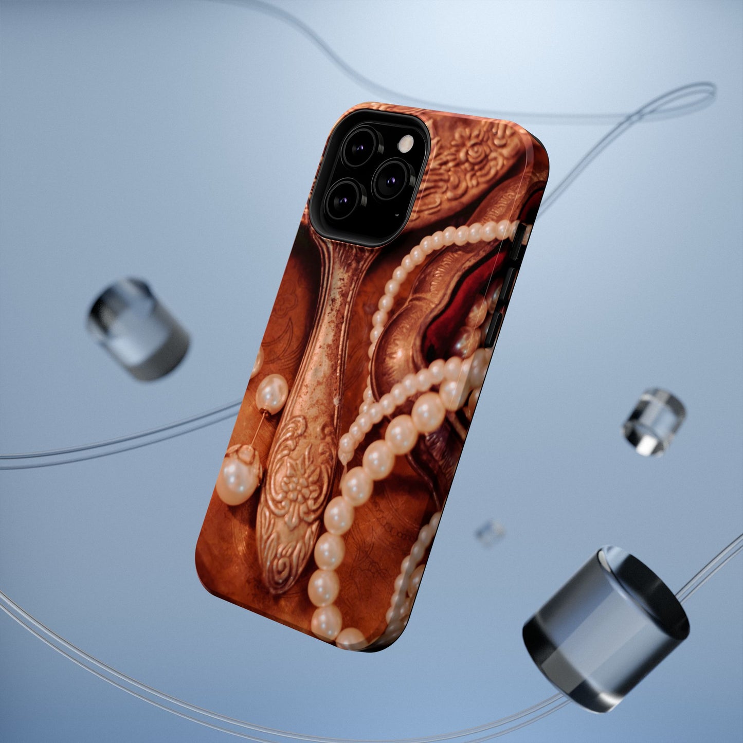 Impact-Resistant Phone Case – Bronze Vanity