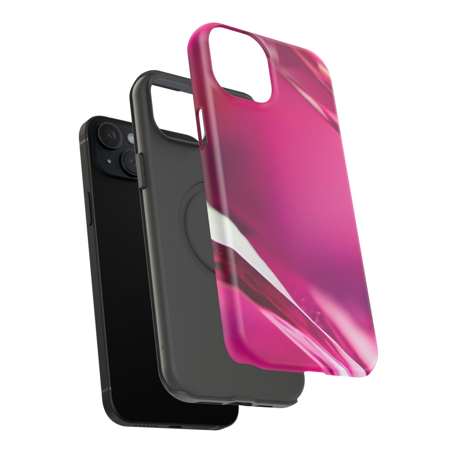 Impact-Resistant Phone Case – Magenta Motion