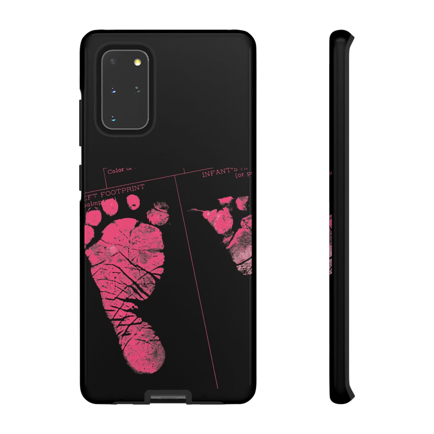 Protective Phone Case – Mom’s Little Pink Footprints