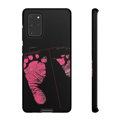 Protective Phone Case – Mom’s Little Pink Footprints