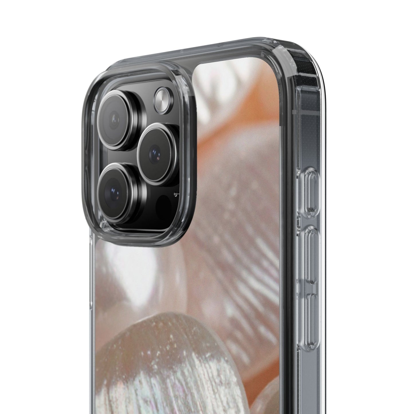 Clear Phone Case – Blush Pearl