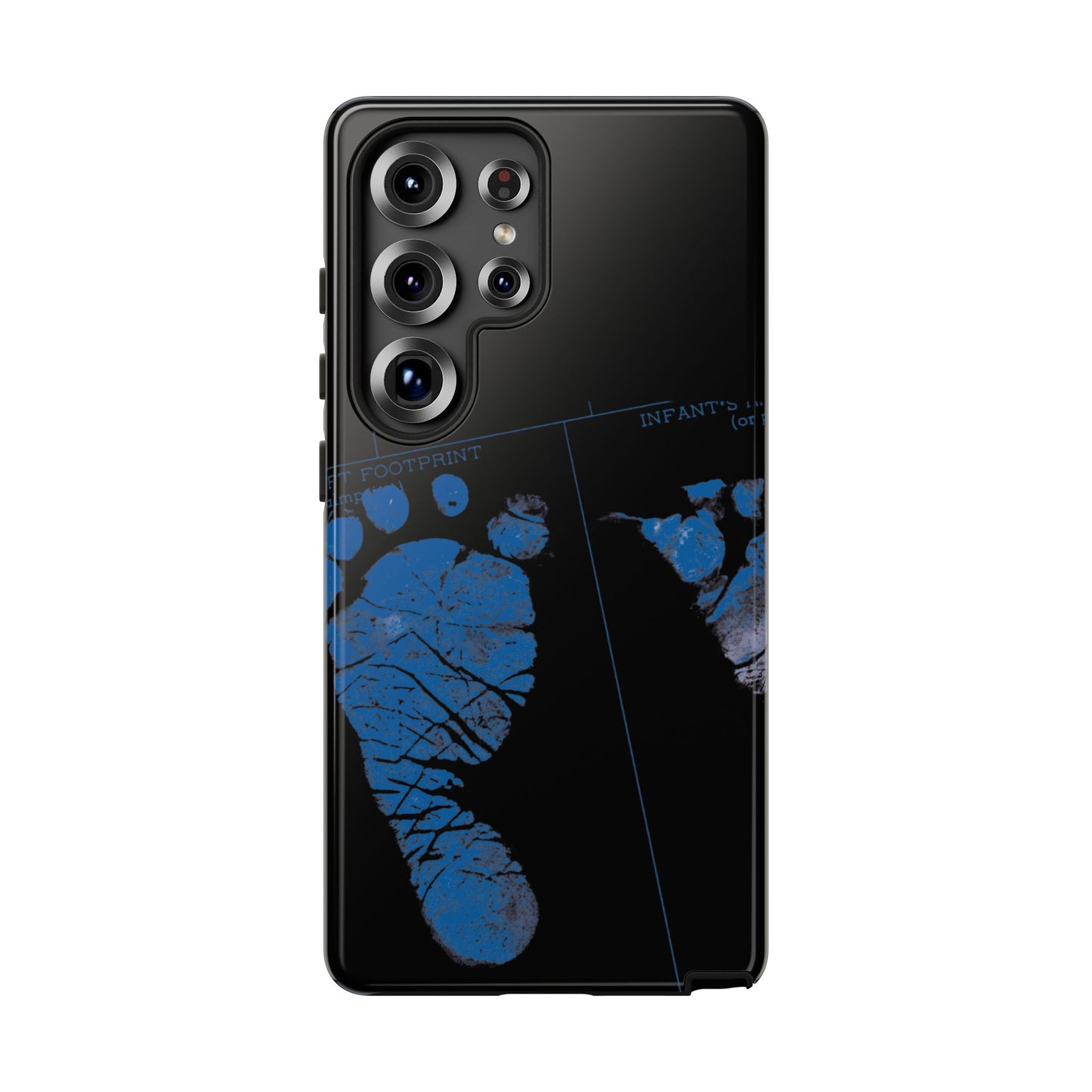 Protective Phone Case – Mom’s Little Blue Footprints