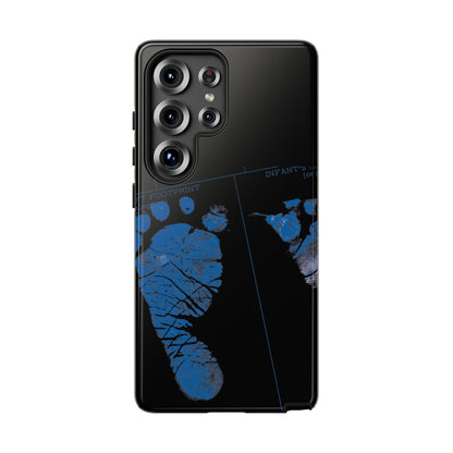 Protective Phone Case – Mom’s Little Blue Footprints