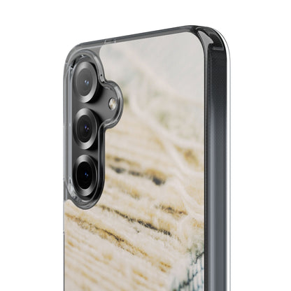 Clear Phone Case – Woven Warmth