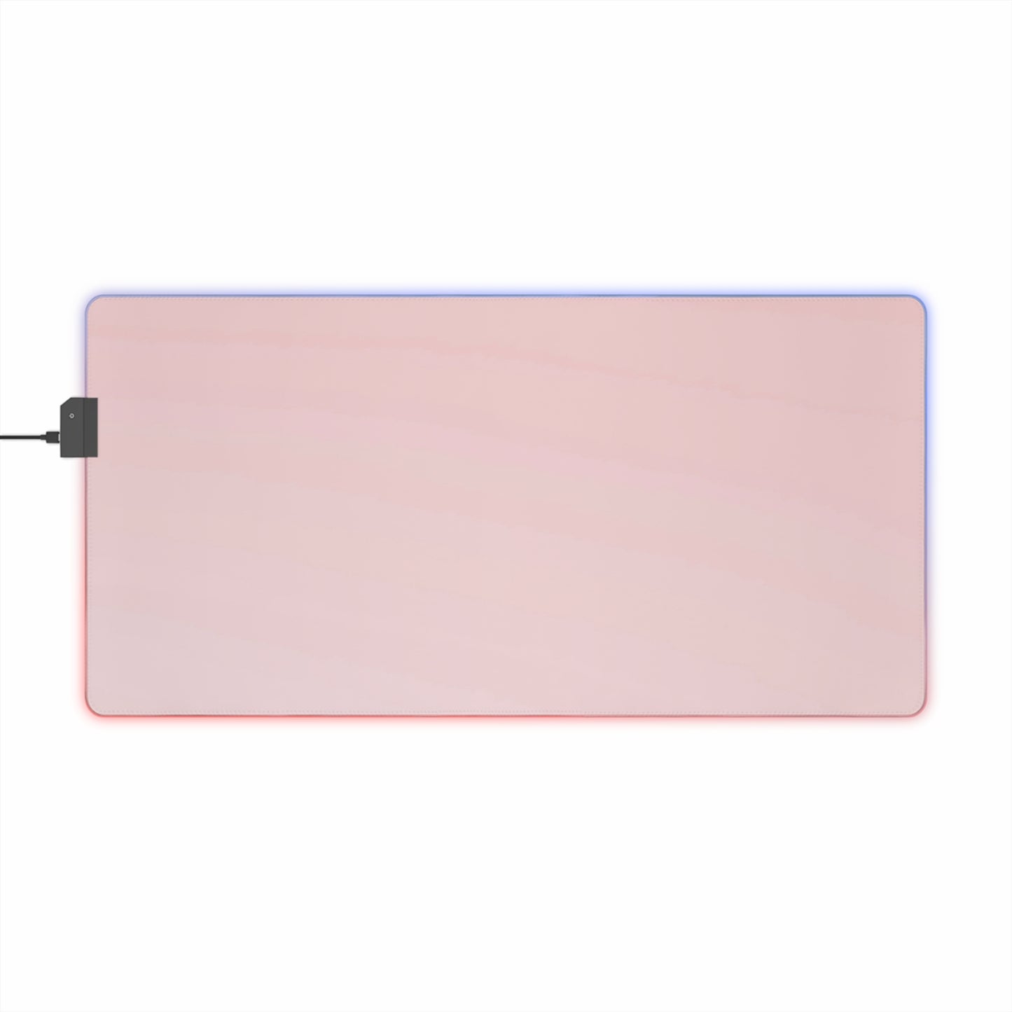 Gaming LED Desk Mat – Soft Blush