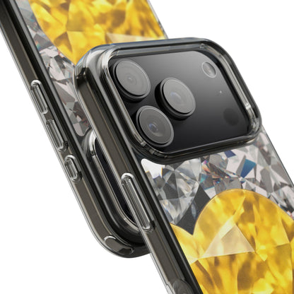 Clear Phone Case – Heart of Gold