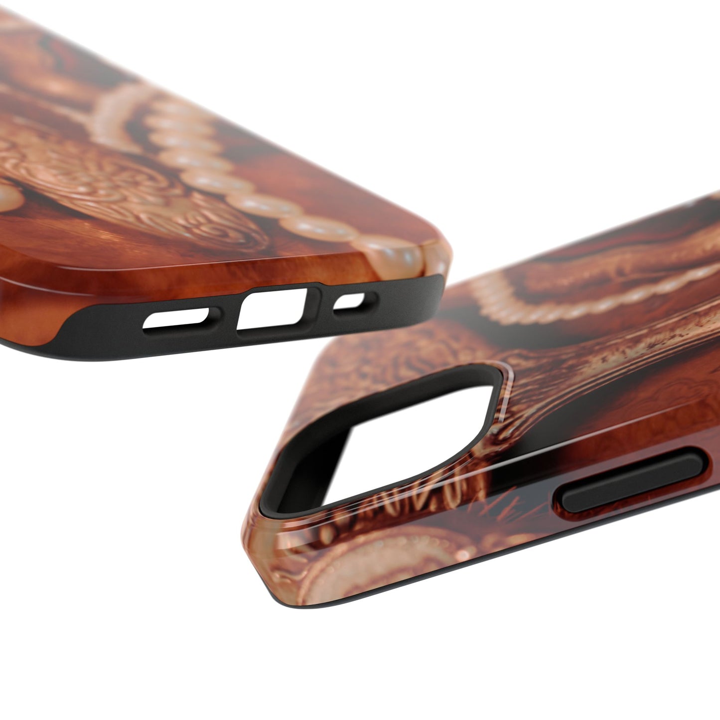 Impact-Resistant Phone Case – Bronze Vanity