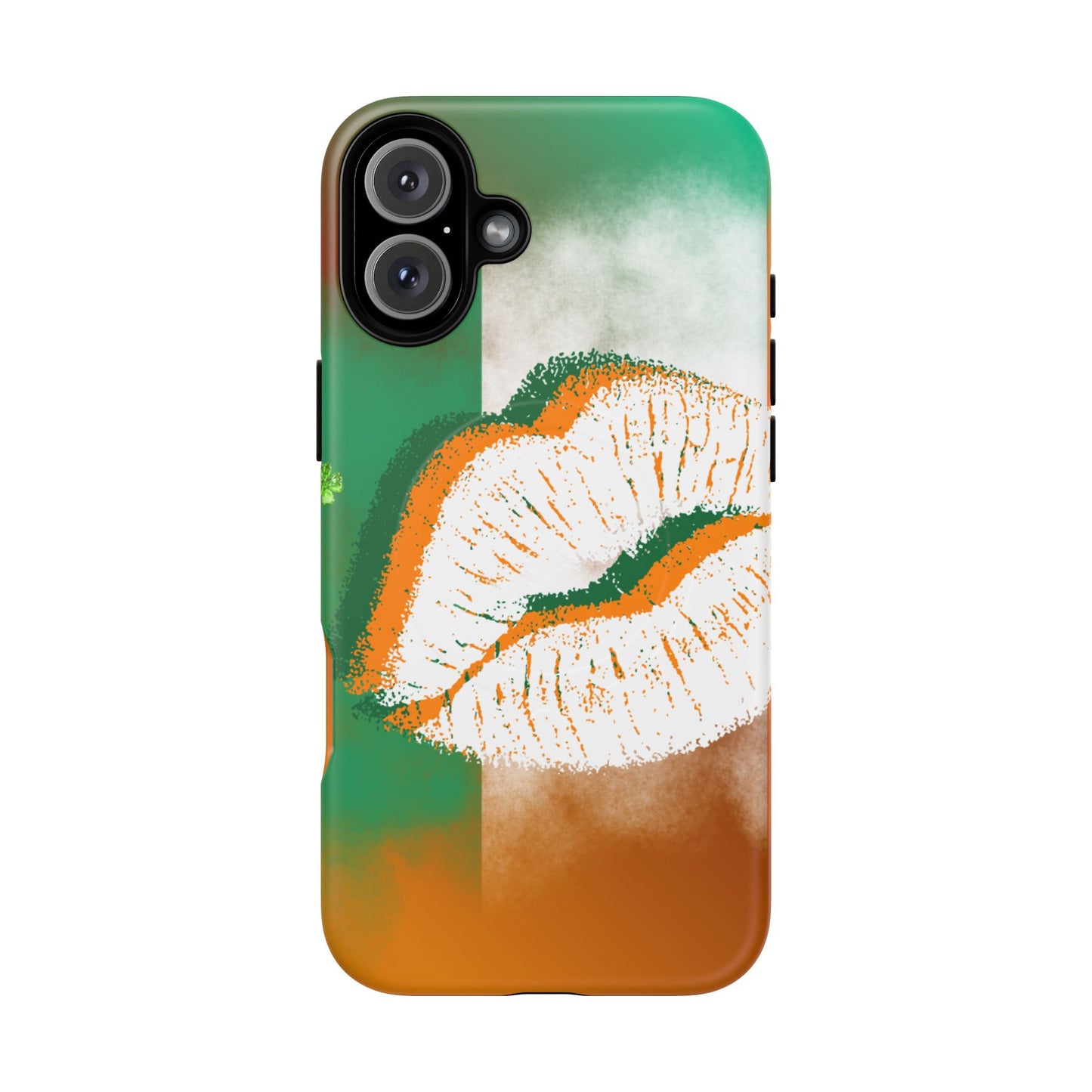 Dual-Layer Phone Case – Irish Lip St. Patrick’s Day Design