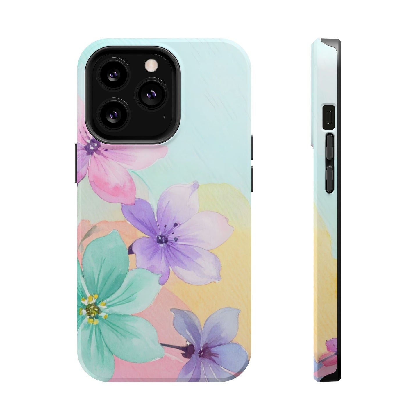 Wireless-Charging Compatible Case – Water Petal