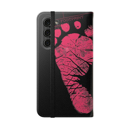 Flip Case – Mom’s Little Pink Footprints
